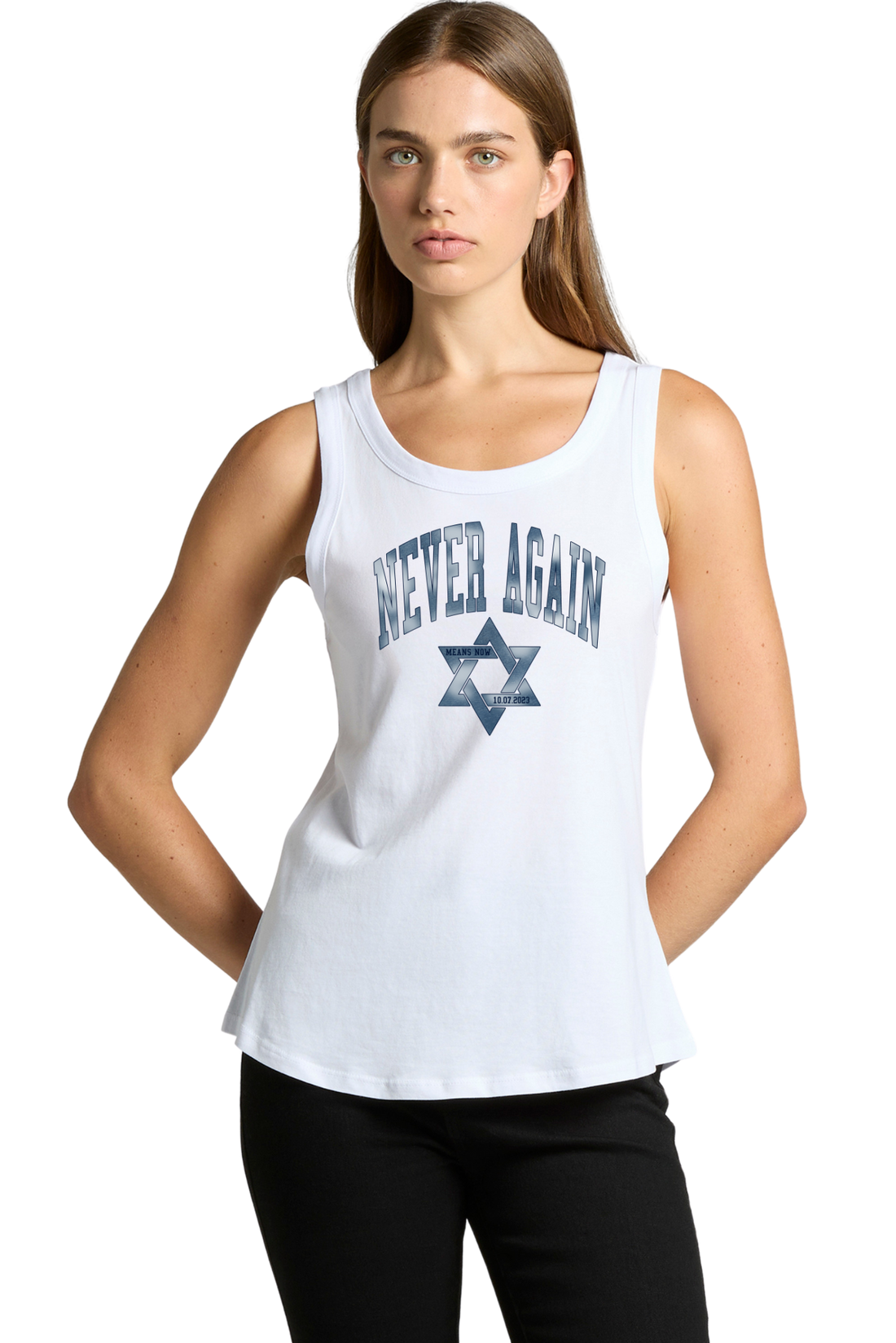 Women's Never Again Means Now Tank