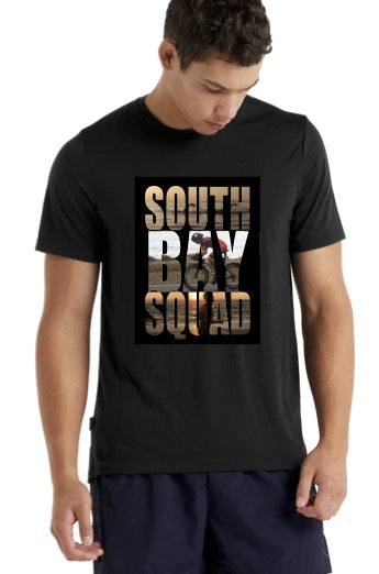 MTO - Camiseta unisex Dry Fit - Gráfico apilado SBS - Negro - SBS