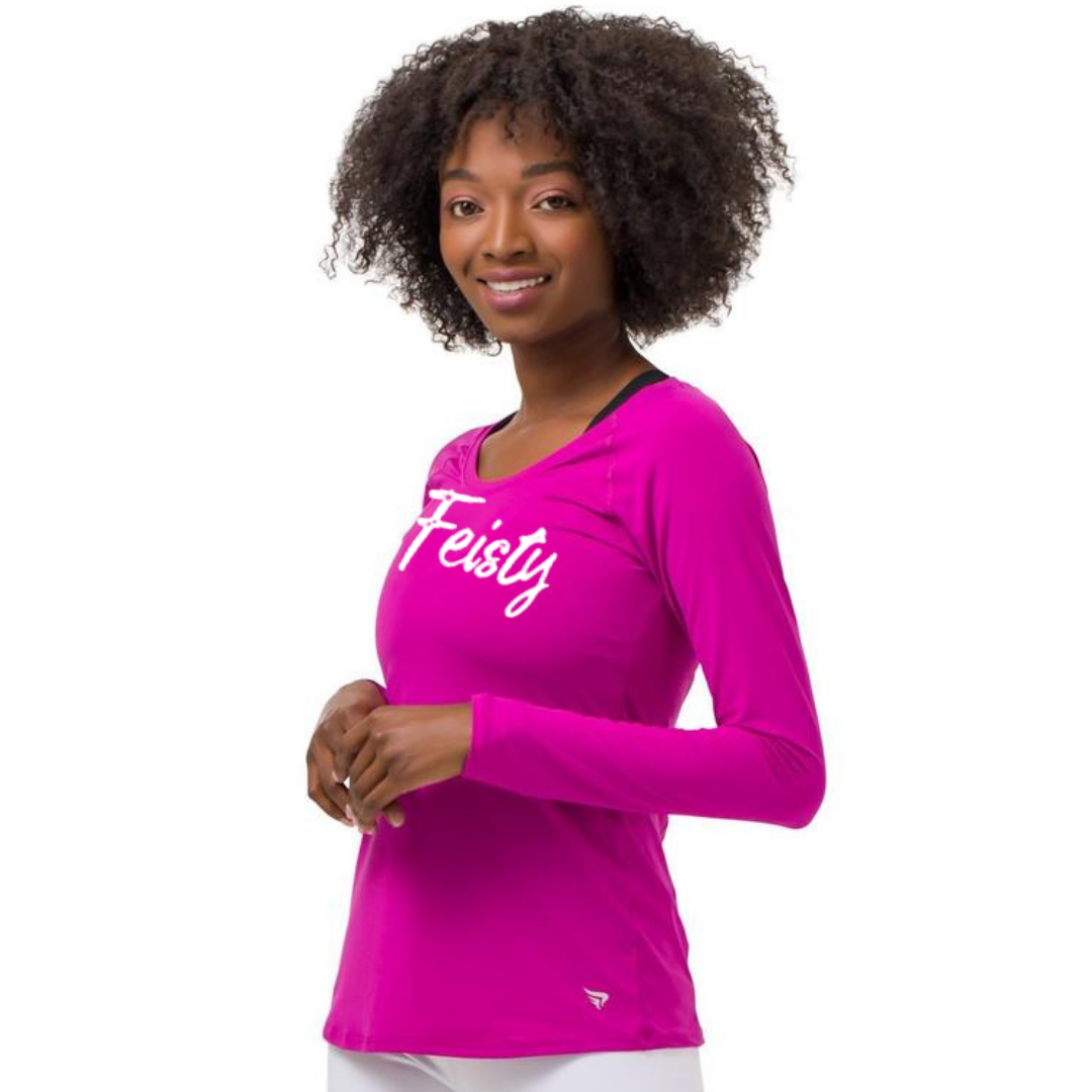 Feel the Flow Long Sleeve Tech Shirt - FEISTY