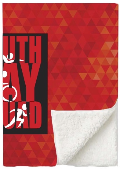 MTO - Cozy Oversized Sherpa Blanket - Red - SBS